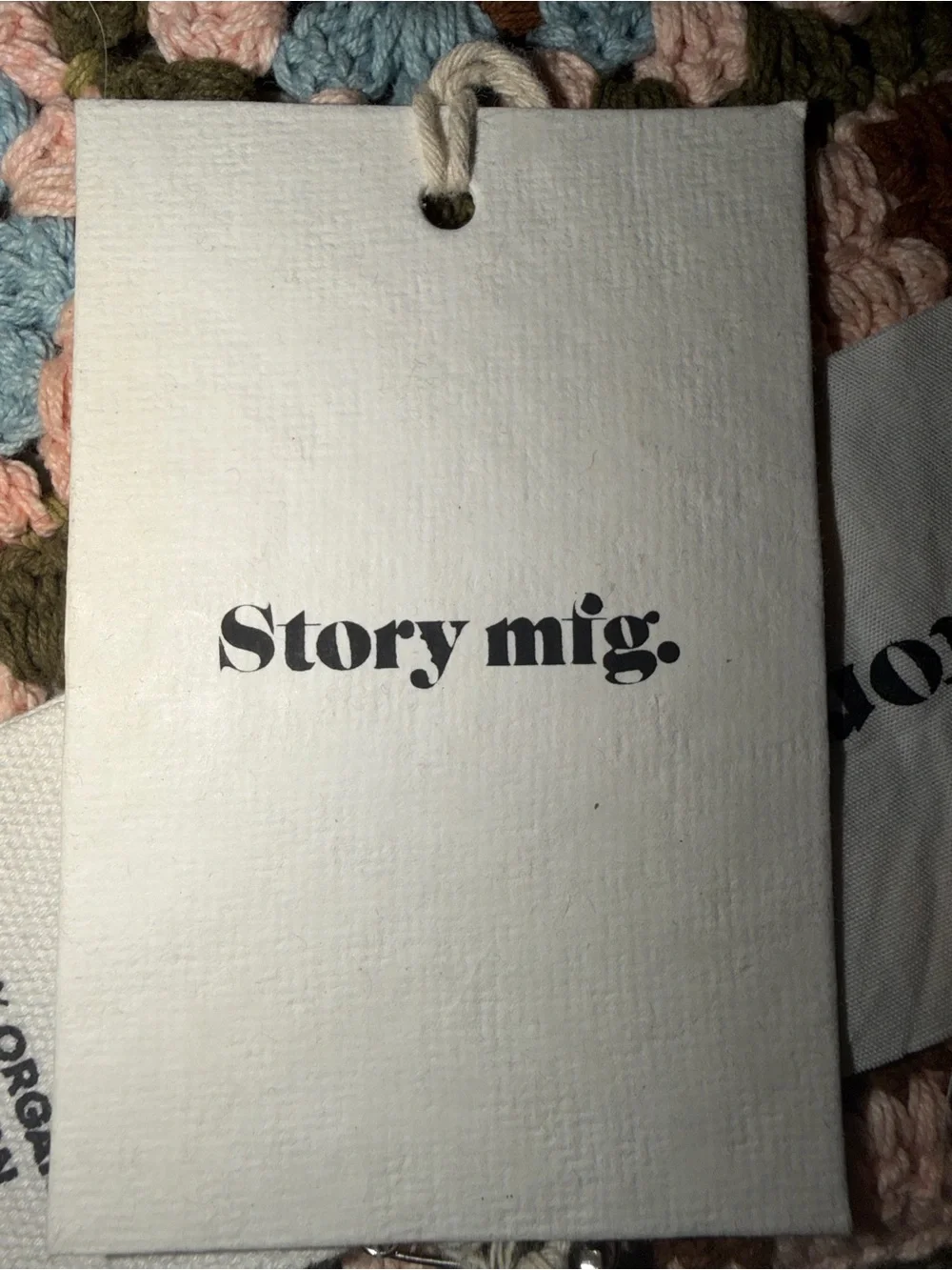Story Mfg. Piece Scarf Slim - Peach
